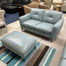 2 and 3 seater sofas with footstool