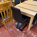 Extending table and chairs