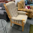 High back chair set