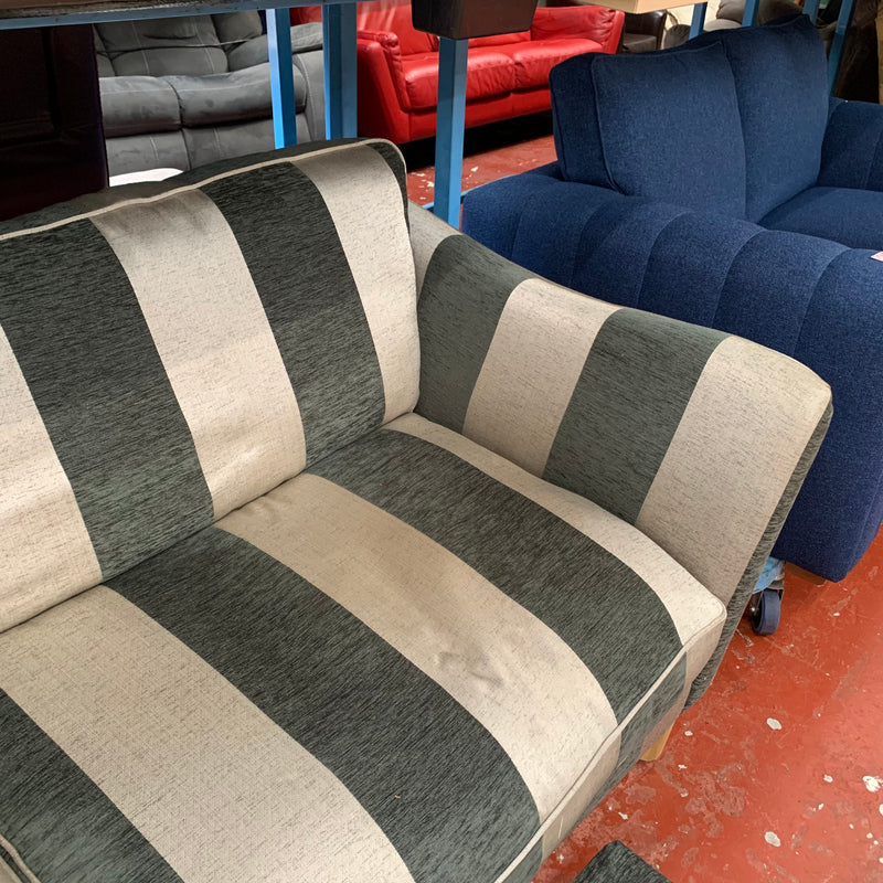 4 seater sofa and footstool