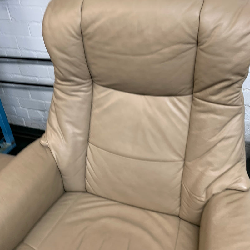 Armchair and footstool