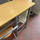 Breakfast bar and stool