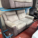 2x 2 seater recliner sofas