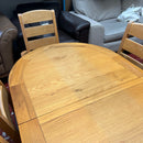 Extending table and chairs