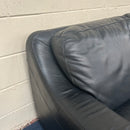 Corner sofa and footstool