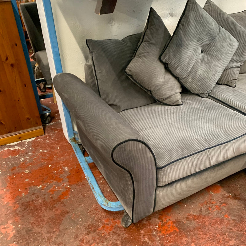 L shaped sofa and armchair