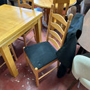 Extending table and chairs