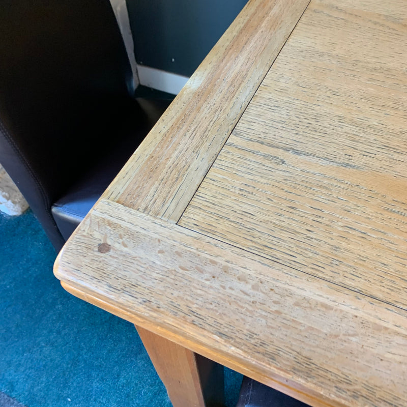 Extending table and chairs