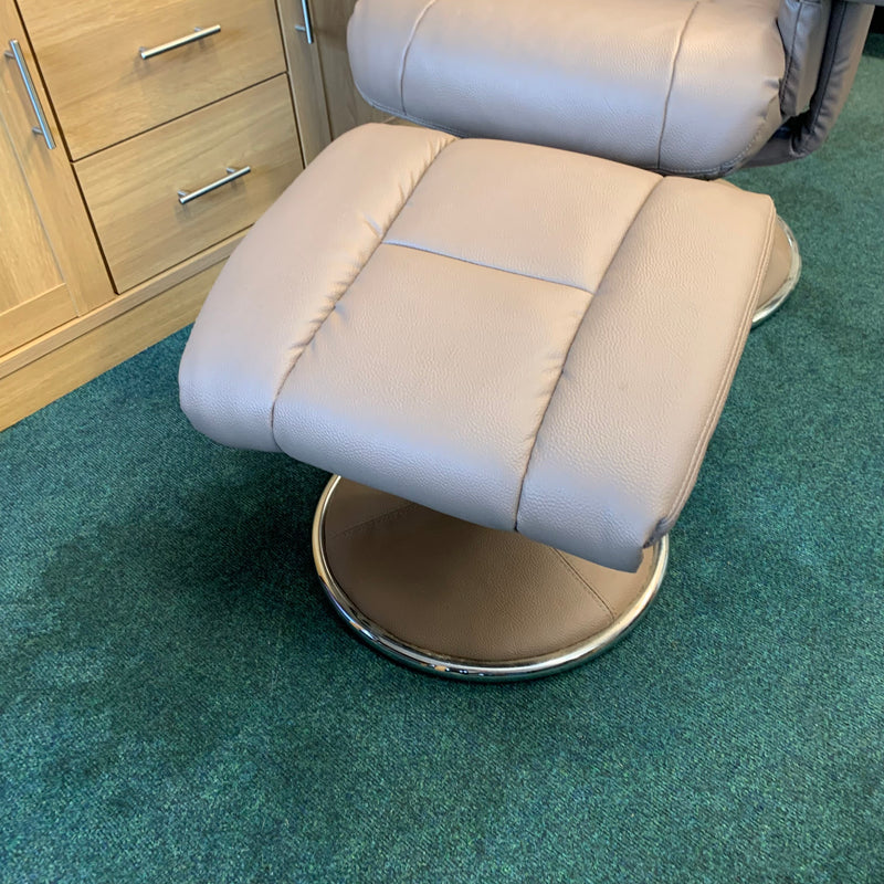 Armchair and footstool