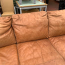 Corner sofa and footstool
