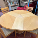 Extending table and chairs