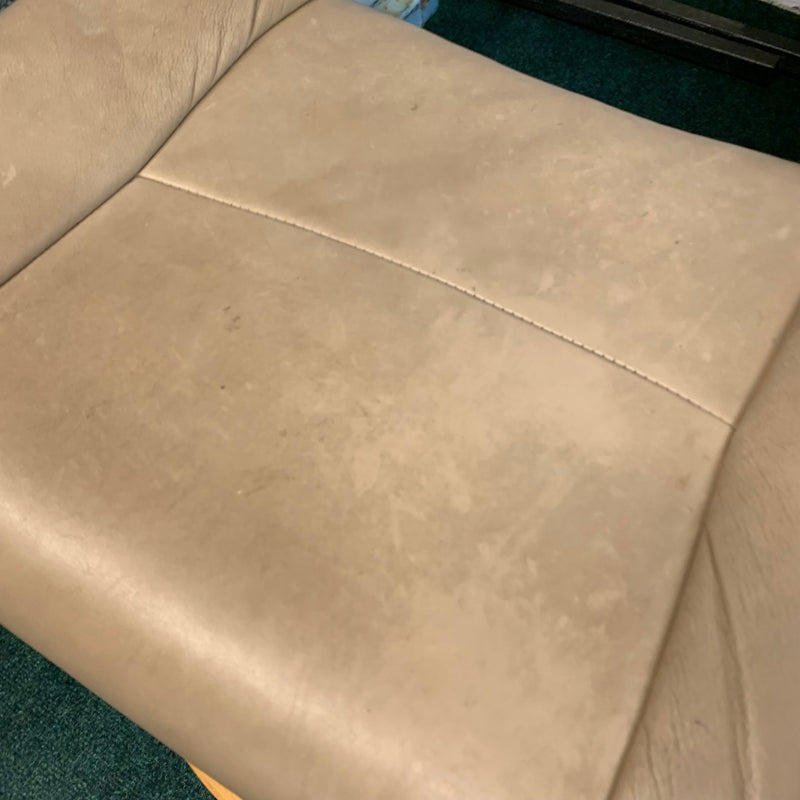 Armchair and footstool
