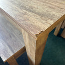 Table and benches