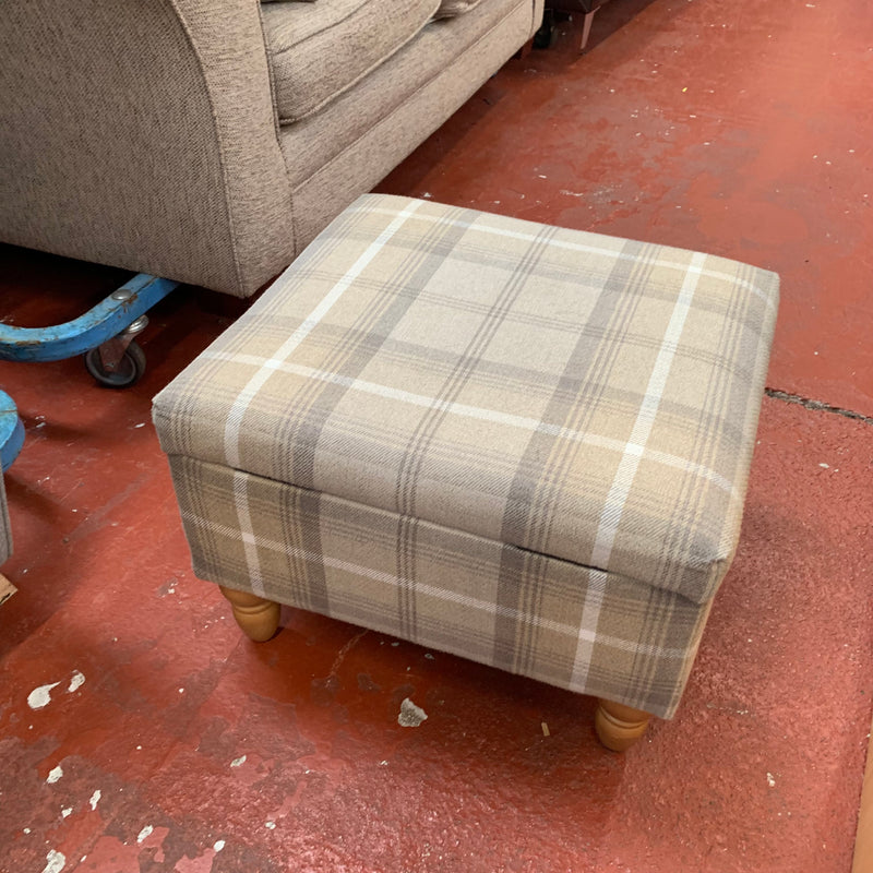 DUNELM armchair and footstool