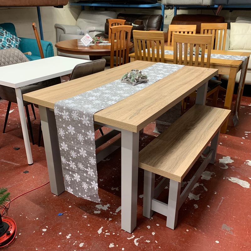 Table and benches