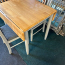 Extending table and chairs