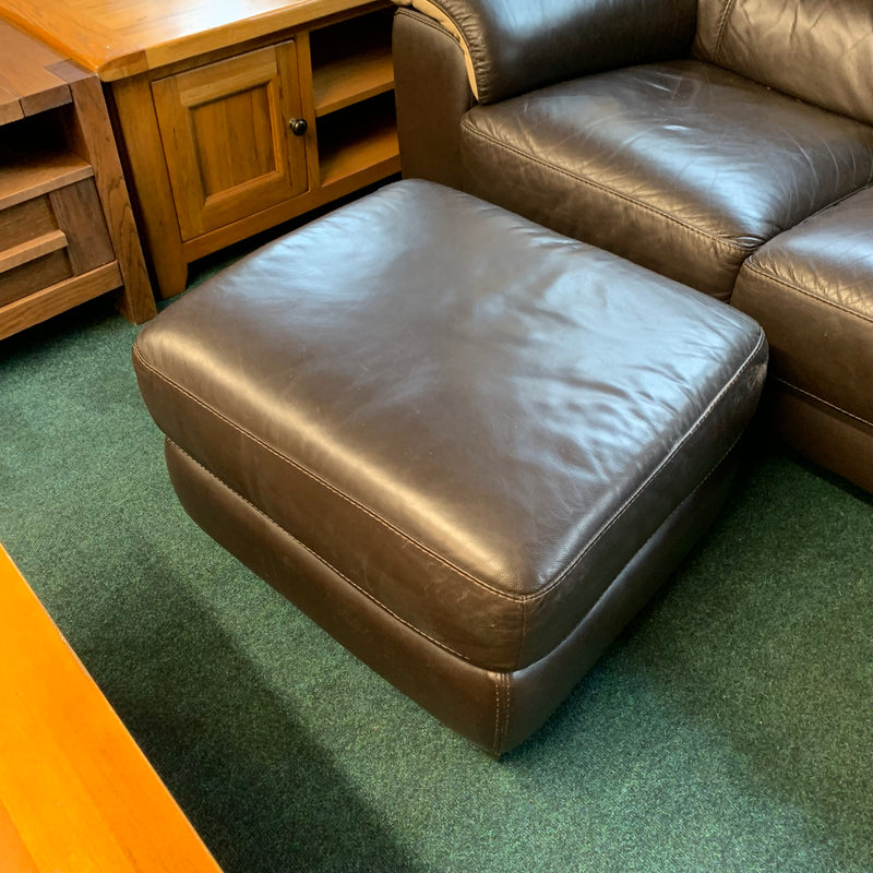 2 seater sofa and footstool