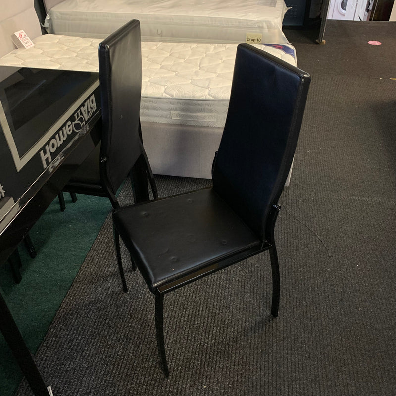 Extending table and chairs