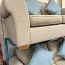 2x 3 seater sofas