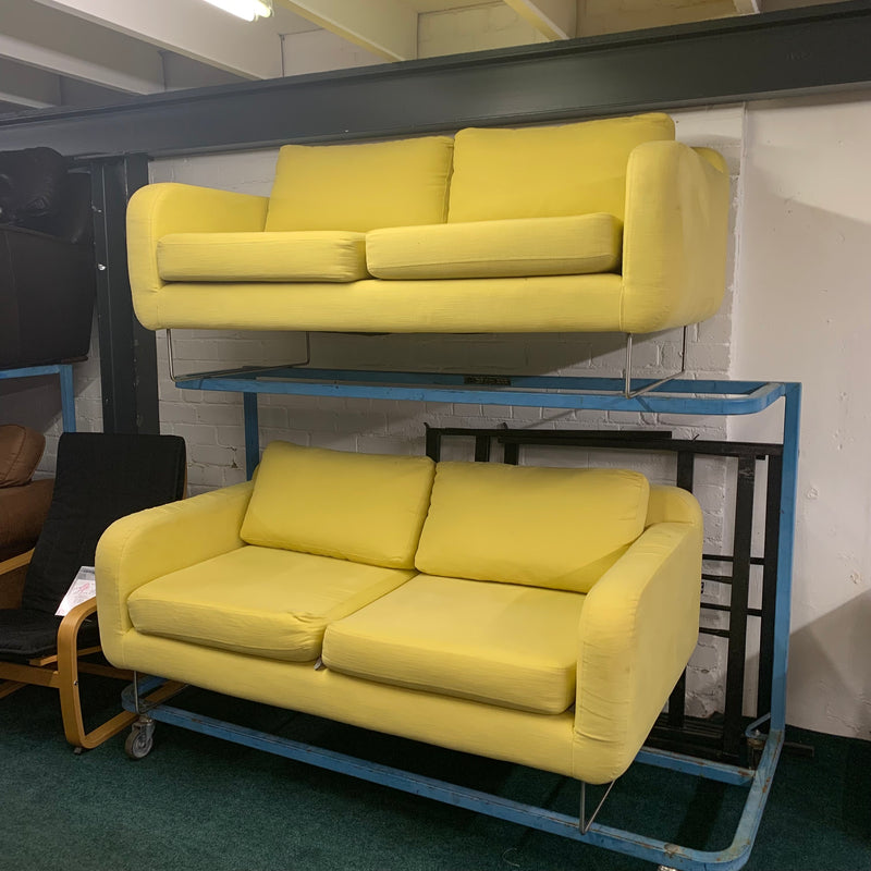 2x 2 seater sofas