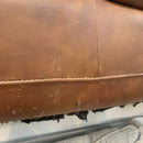 2 seater sofa and footstool