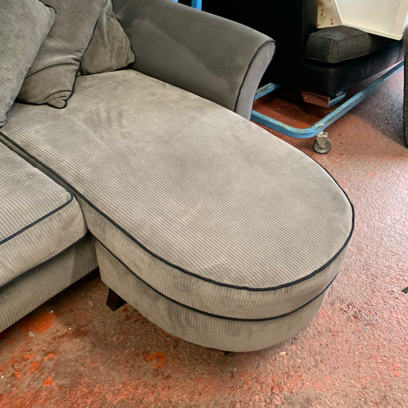 L shaped sofa and armchair