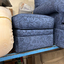 Armchair and footstool