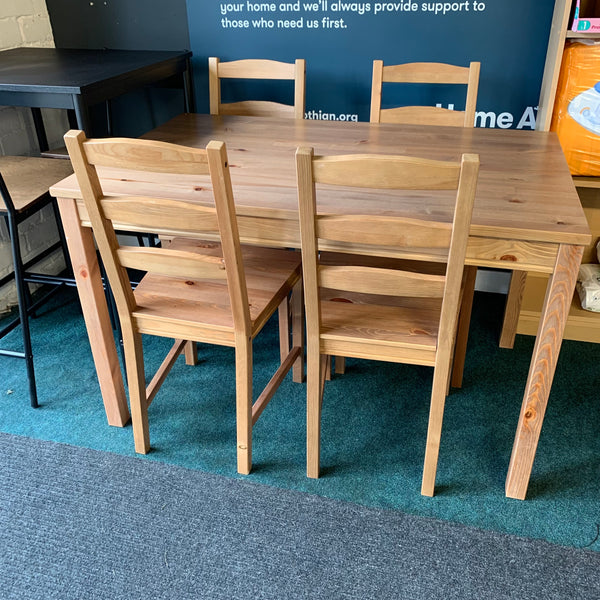 Table and 4 Chairs
