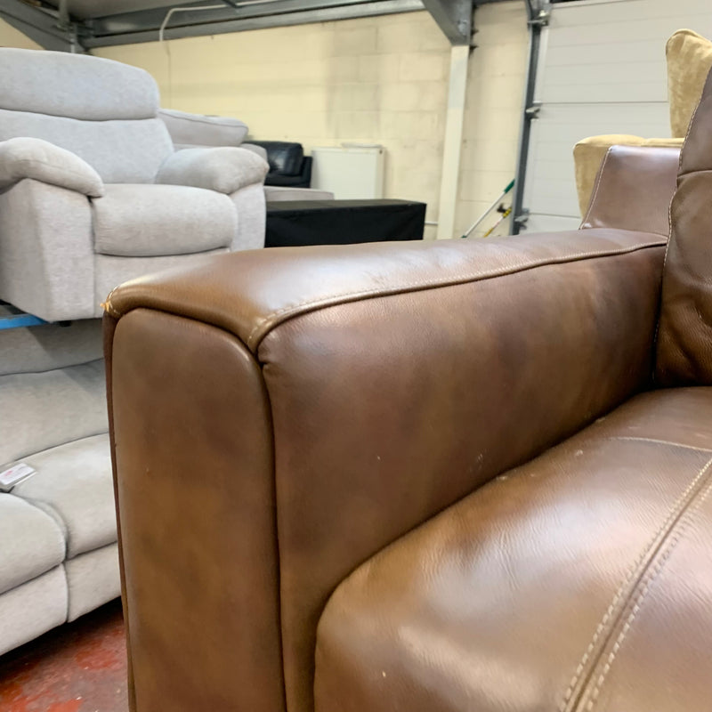 2 seater sofa and footstool