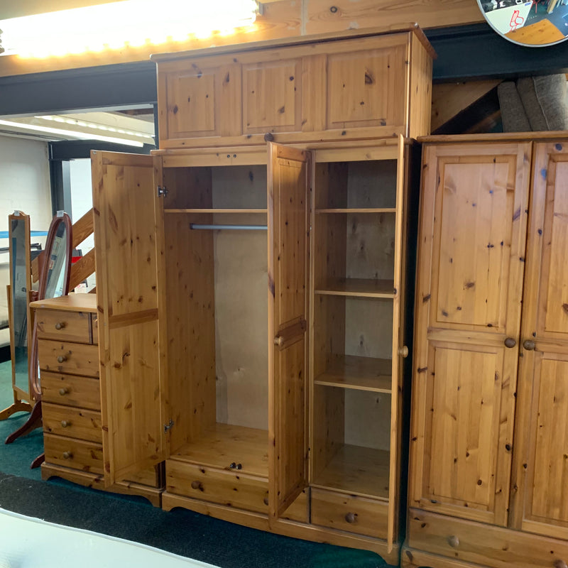 Triple wardrobe