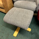 Armchair and footstool