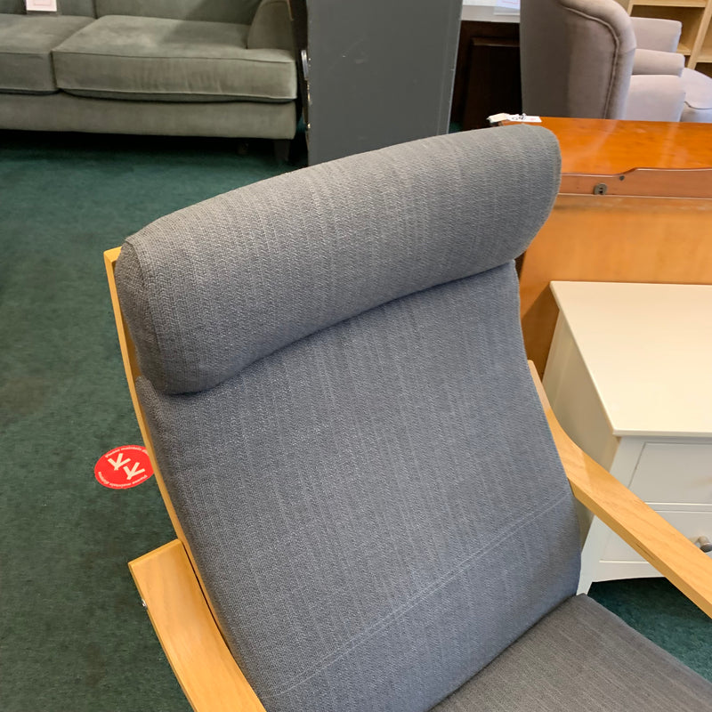 IKEA armchair and footstool
