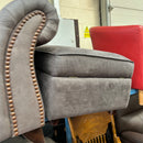 Cuddle chair and footstool