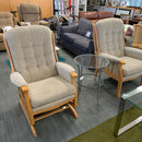 High back chair set