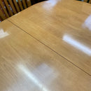 Extending table and chairs