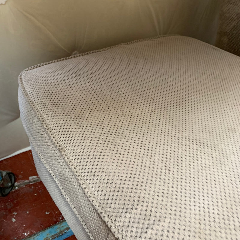 Armchair and footstool