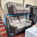 2x 2 seater recliner sofas