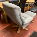 Armchair and footstool