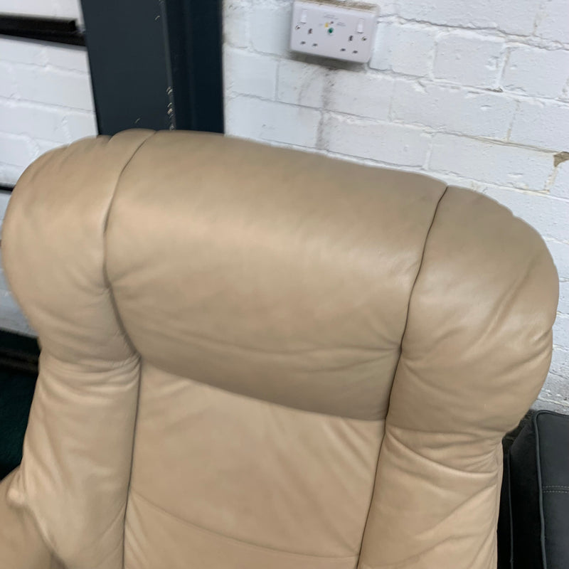 Armchair and footstool