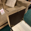 3 seater sofa and footstool