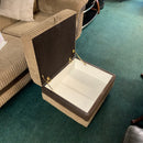 3 seater sofa and footstool