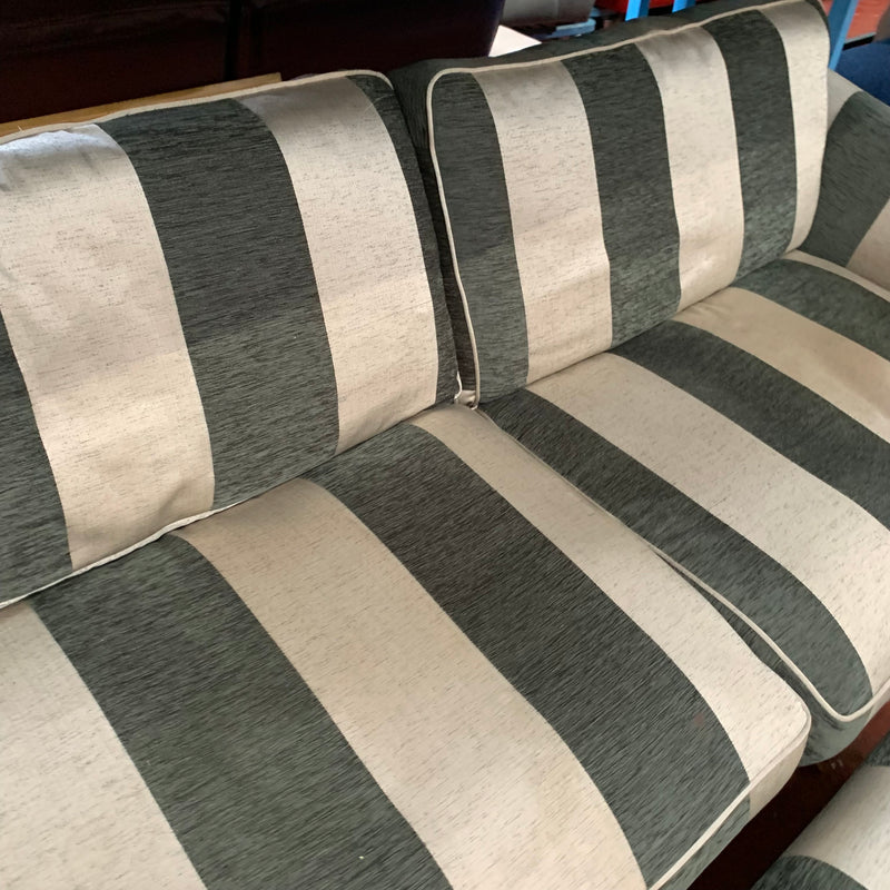 4 seater sofa and footstool