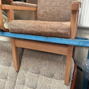 High back chair