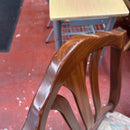 Extending table and chairs
