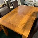 Extending table and chairs