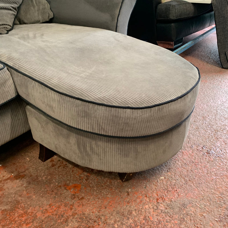 L shaped sofa and armchair