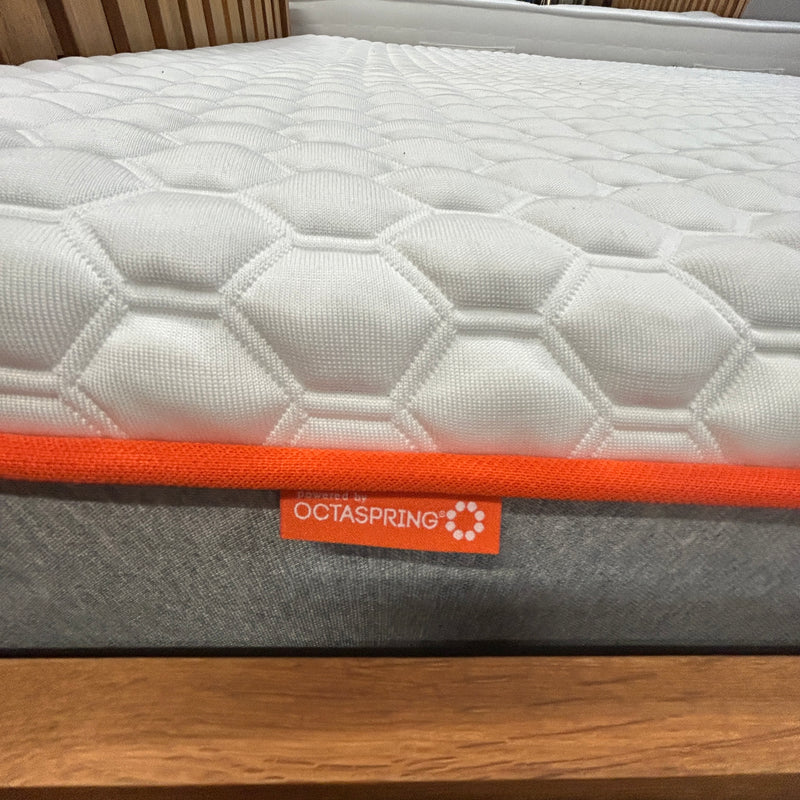 Double bed with memory foam mattress