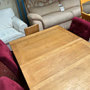 Extending table and chairs