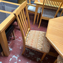 Extending table and chairs