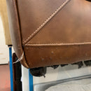 2 seater sofa and footstool